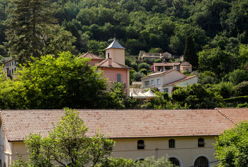 Obraz premium Tourrettes-sur-Loup, France, Pont Du Loup
