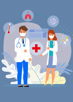 Medical workers illustrations