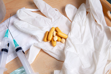 covid 19 virus protection and medical equipment lab-protection tablet pills