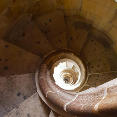 old spiral staircase