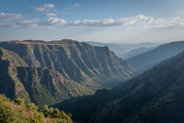 Simien Mountains National Park Sunset View, Ethiopia