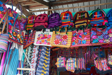 Fototapeta premium colorful bags in the market