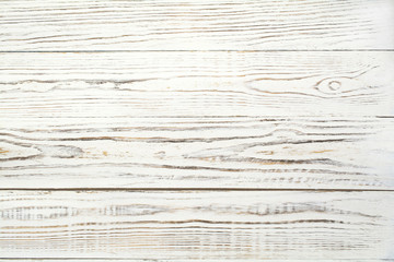 Texture of shabby old white boards as a background.