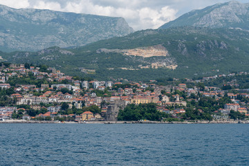 Fototapeta na wymiar View of the Old Herceg Novi.