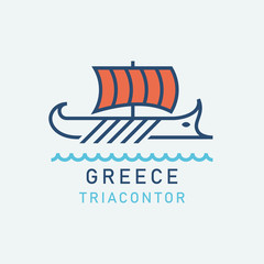 Ancient Greek ship © Ruslan Kurbanov
