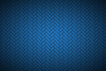 Modern blue brick pattern. Seamless tile pattern. Simple vector illustration
