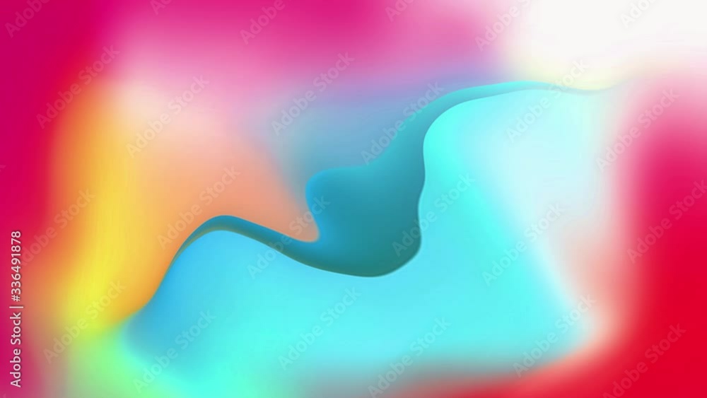 Poster abstract liquid gradient colorful seamless looped animation background . fashion colorful style. sof