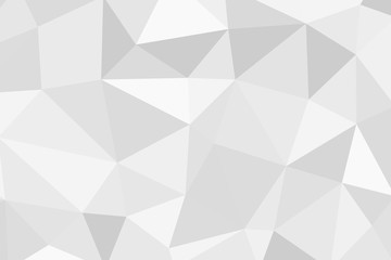 Grey silver abstract polygonal background. Applicable for cover design, invitations, presentations, flyers, posters, business cards. Contemporary art. Vector illustration EPS 10.