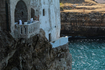 marine view of the city of Polignano a Mare