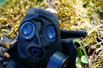 old gas mask