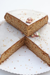 Karottenkuchen an Ostern.