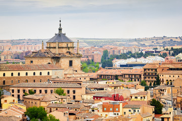 Obraz premium Church, medieval architecture, Toledo, Spain
