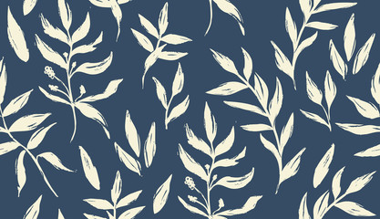 Seamless floral pattern.  Vector