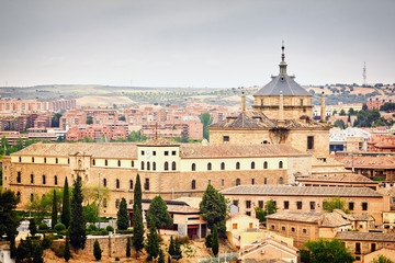 Obraz premium Church, medieval architecture, Toledo, Spain