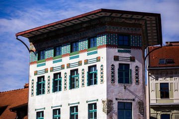 Old building in Ljubljana, Slovenia