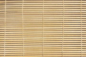 wooden sushi carpet horizontal small sticks simple background textured object decoration element empty copy space for your text