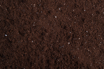 Potting Mix with Coco Coir, Perlite, and natural organic ingredients for vegetables and flowers - obrazy, fototapety, plakaty