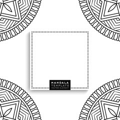 Mandala. Ethnic decorative elements