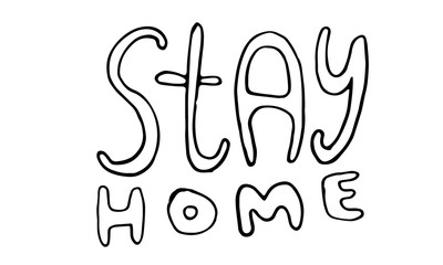 Set of hand lettering with quarantine and coronavirus tips. Different quotes vector in hand drawn style. Phrases for social networks, flyers, stickers