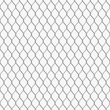 Chain Link Fence Seamless Pattern