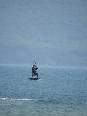 windsurfer in the air