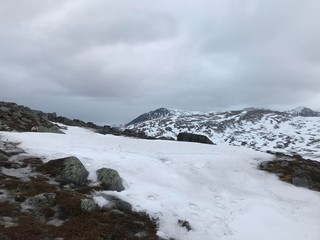 Traveling in the arctic, Norway Tromsø, Snow cold and solitude