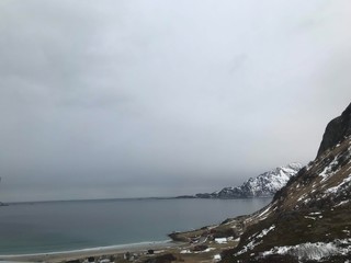 Traveling in the arctic, Norway Tromsø, Snow cold and solitude