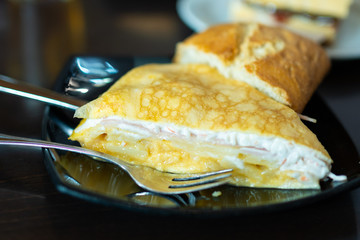 Pincho de tortilla de patatas rellena