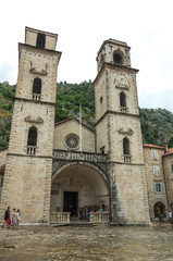 Fototapeta na wymiar Cathedral of Saint Tryphon　Kotor