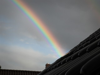 Rainbow on the roof