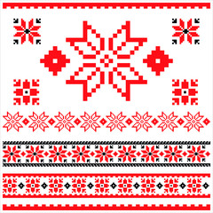 Moldavian traditional pattern and ornament