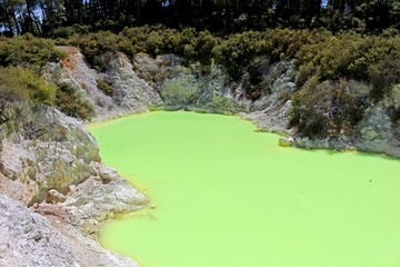 Gelber See im Wai-O-Tapu Thermal Wonderland