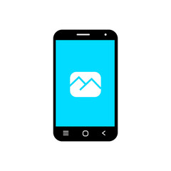 Smart Phone Vector Icons in trendy flat style for website and mobile app