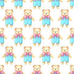Teddy bears pattern 1
