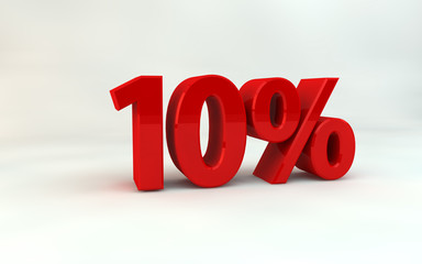 3d letters 10%