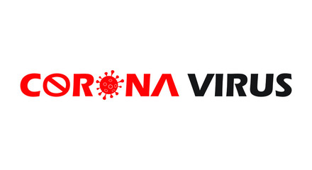 Corona virus banner, vector illustration