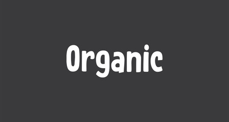 Organic text lettering. Hand drawn style type. Calligraphy letters.