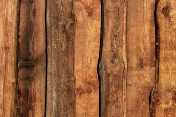 Old rustic wooden fence texture.