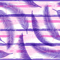 Cute coconut palm leaves tree branches 