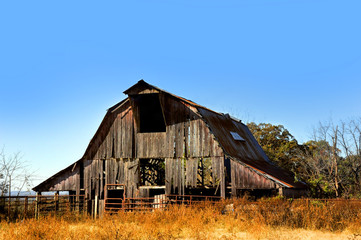 Obraz premium old red barn