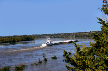 boat on the river