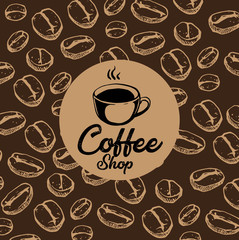coffee pattern design