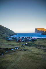 Tjornuvik village, Stroymoy Island Faroe Islands