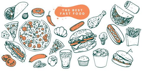 fast food compilation
