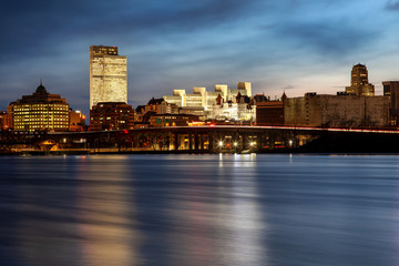 Albany Skyline at night