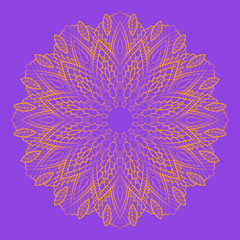 Mandala. Ethnic decorative elements. Hand drawn background. Isla