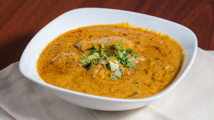 Curry chicken masala meal