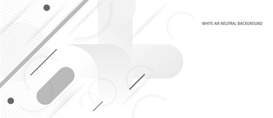 Abstract white backgroundl light pale vector background. Abstract geometric art delicate nuance