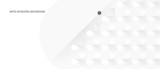 Abstract white backgroundl light pale vector background. Abstract geometric art delicate nuance