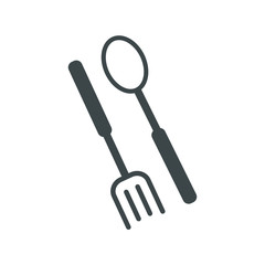 spoon flat design